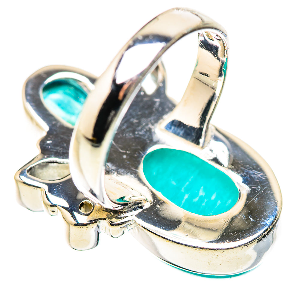 Amazonite Rings handcrafted by Ana Silver Co - RING132902 - Photo 3
