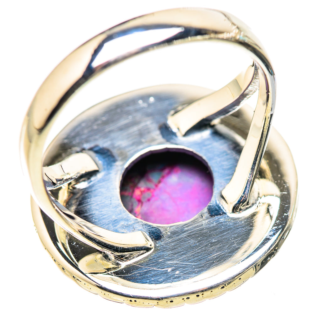 Purple Copper Composite Turquoise Rings handcrafted by Ana Silver Co - RING132907 - Photo 3