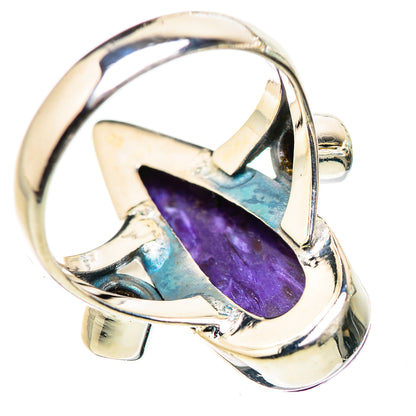 Charoite Rings handcrafted by Ana Silver Co - RING132910 - Photo 3