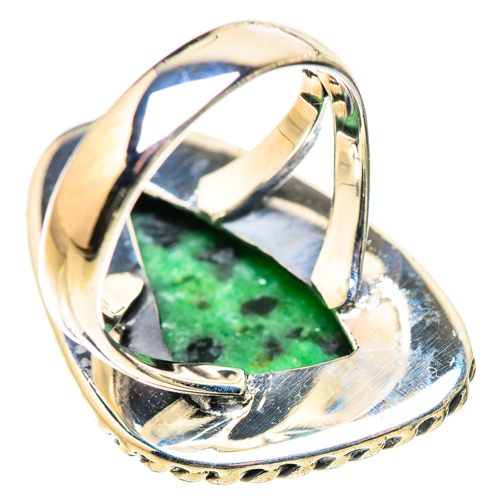 Ruby Zoisite Rings handcrafted by Ana Silver Co - RING132933 - Photo 3