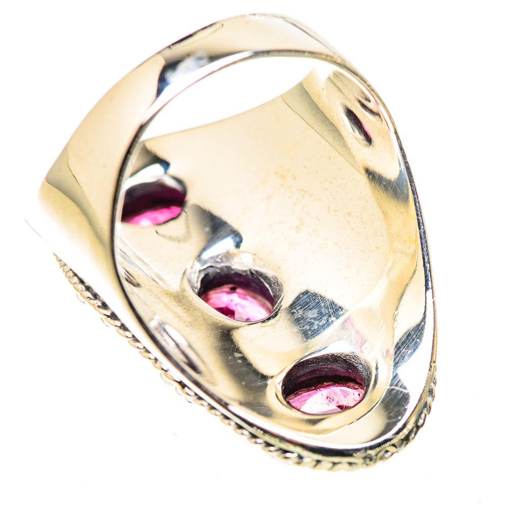 Pink Tourmaline Rings handcrafted by Ana Silver Co - RING132942 - Photo 3