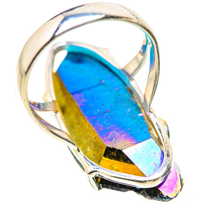 Titanium Sunshine Druzy Rings handcrafted by Ana Silver Co - RING132953 - Photo 3