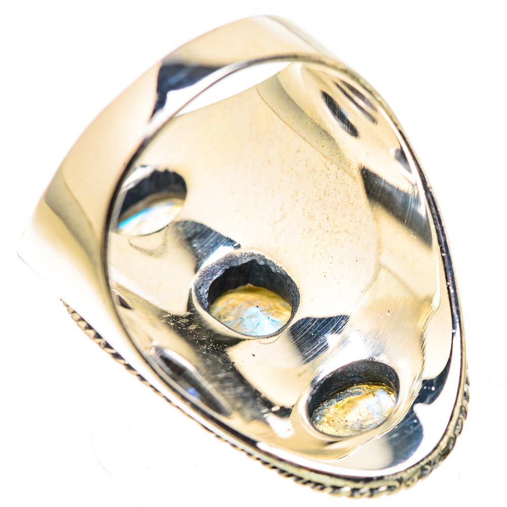 Labradorite Rings handcrafted by Ana Silver Co - RING132955 - Photo 3