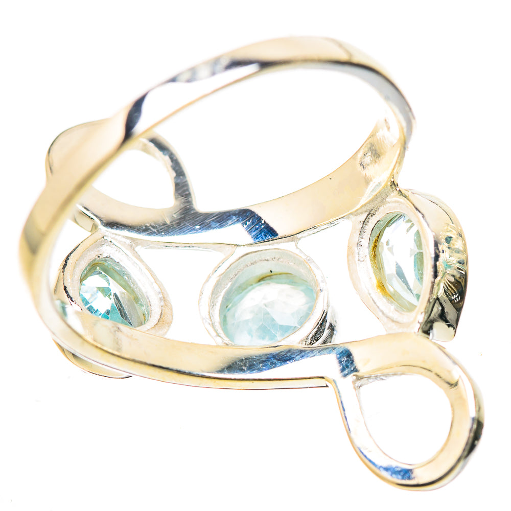 Blue Topaz Rings handcrafted by Ana Silver Co - RING132966 - Photo 3