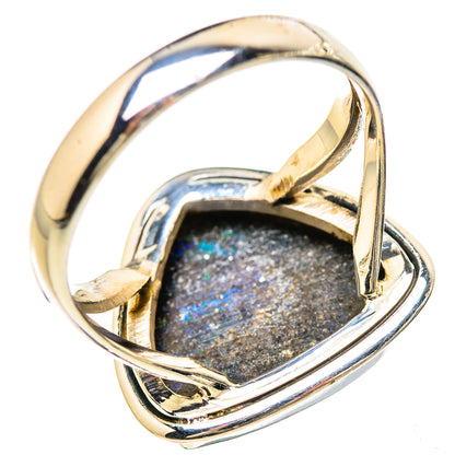 Andamooka Opal Rings handcrafted by Ana Silver Co - RING132986 - Photo 3