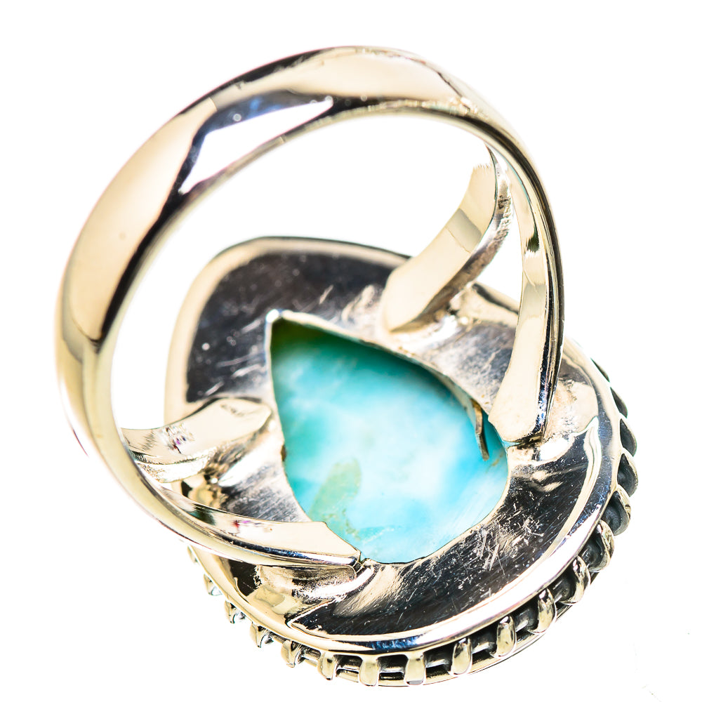 Larimar Rings handcrafted by Ana Silver Co - RING132993 - Photo 3