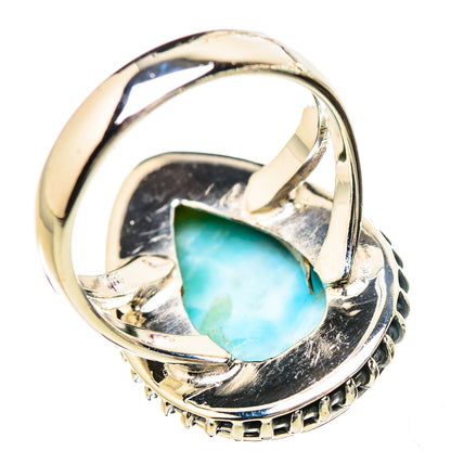 Larimar Rings handcrafted by Ana Silver Co - RING132993 - Photo 3