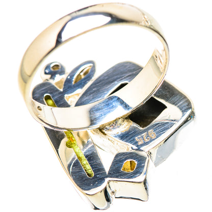 Spectro Pyrite Druzy Rings handcrafted by Ana Silver Co - RING133011 - Photo 3