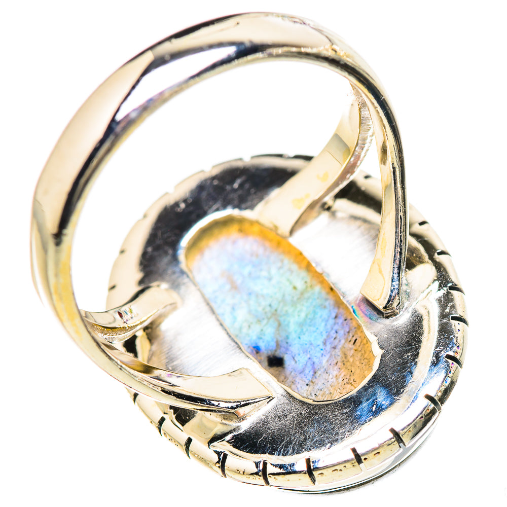 Labradorite Rings handcrafted by Ana Silver Co - RING133014 - Photo 3