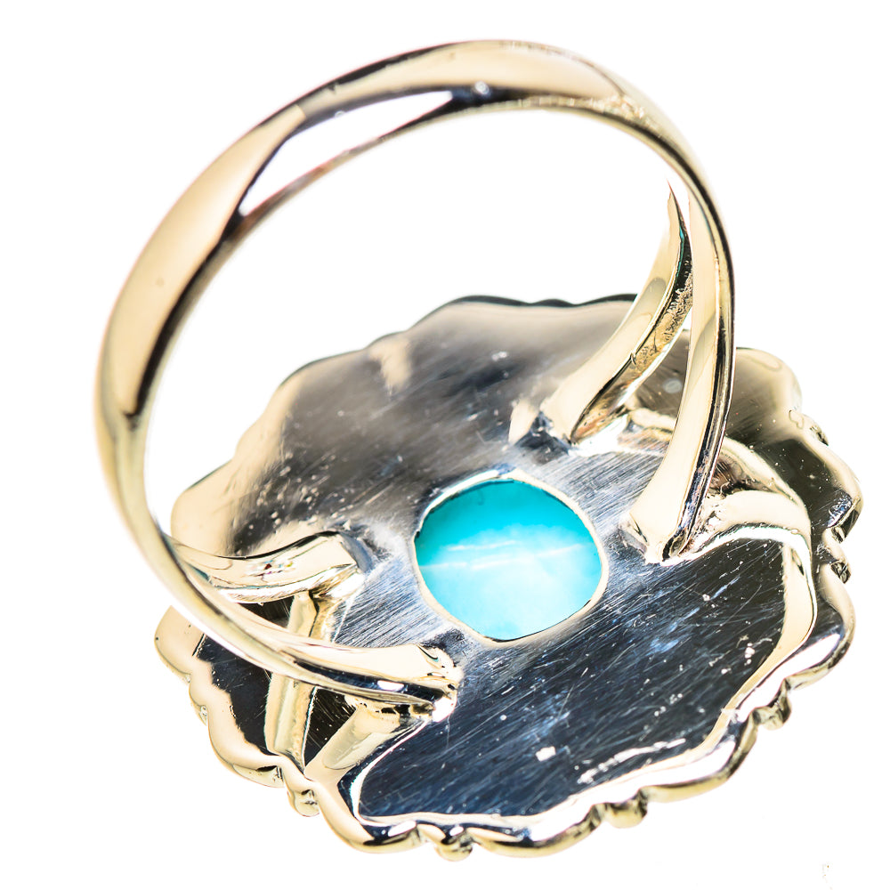 Larimar Rings handcrafted by Ana Silver Co - RING133020 - Photo 3
