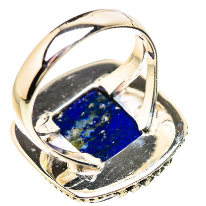Lapis Lazuli Rings handcrafted by Ana Silver Co - RING133021 - Photo 3