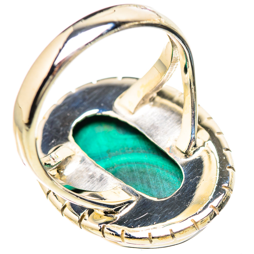Malachite Rings handcrafted by Ana Silver Co - RING133022 - Photo 3