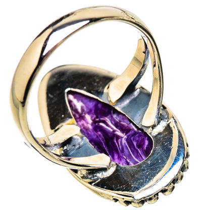 Charoite Rings handcrafted by Ana Silver Co - RING133029 - Photo 3