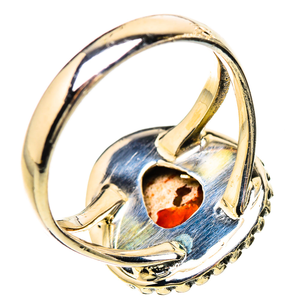 Mexican Fire Opal Rings handcrafted by Ana Silver Co - RING133037 - Photo 3