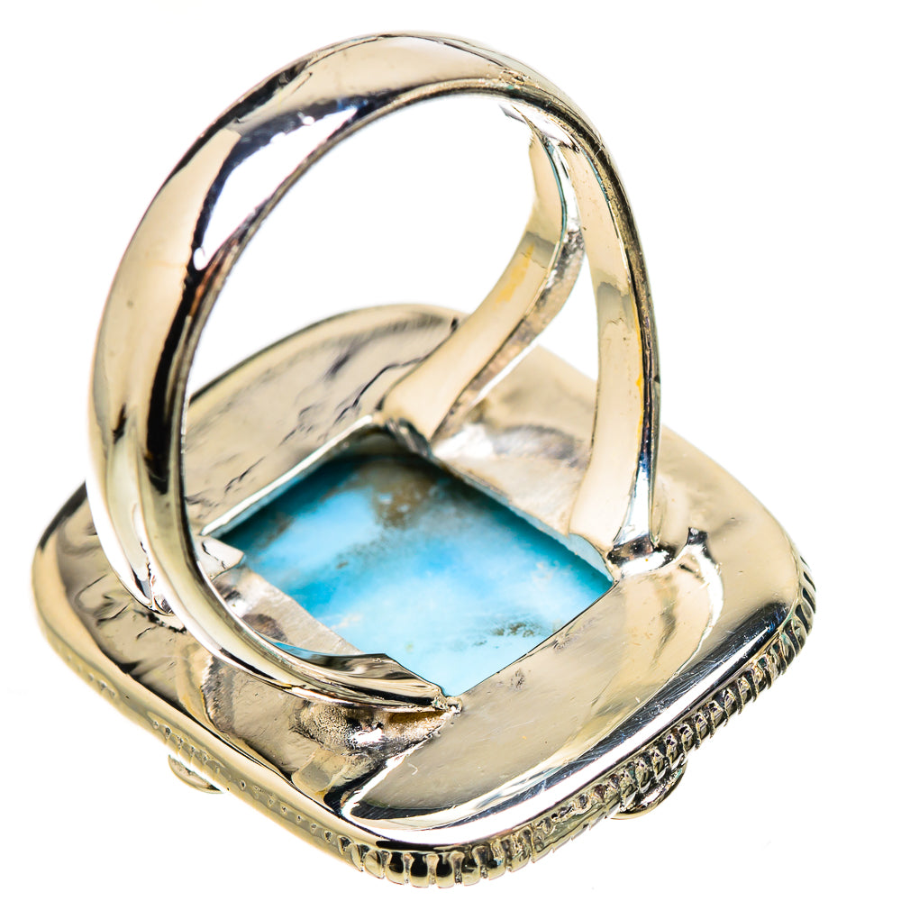 Larimar Rings handcrafted by Ana Silver Co - RING133043 - Photo 3