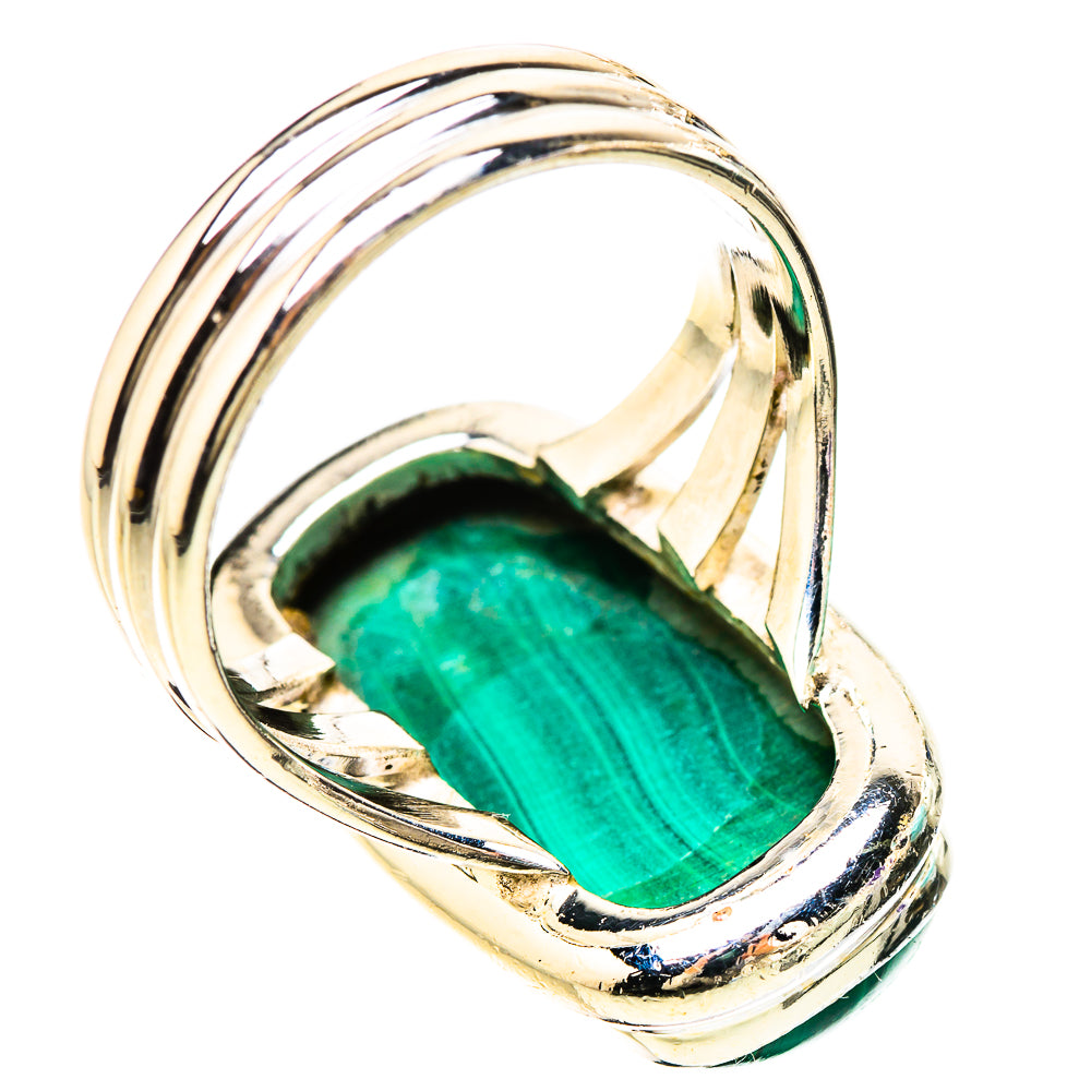 Malachite Rings handcrafted by Ana Silver Co - RING133048 - Photo 3