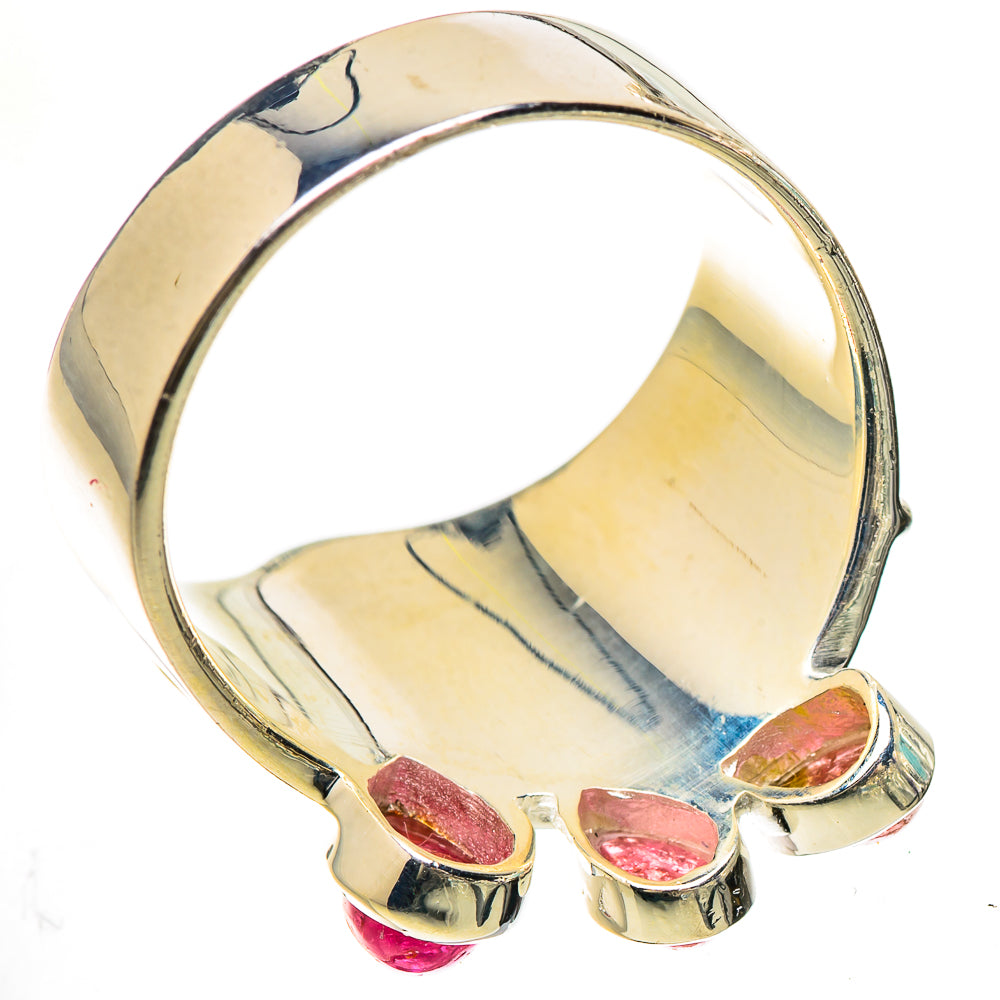 Pink Tourmaline Rings handcrafted by Ana Silver Co - RING133057 - Photo 3