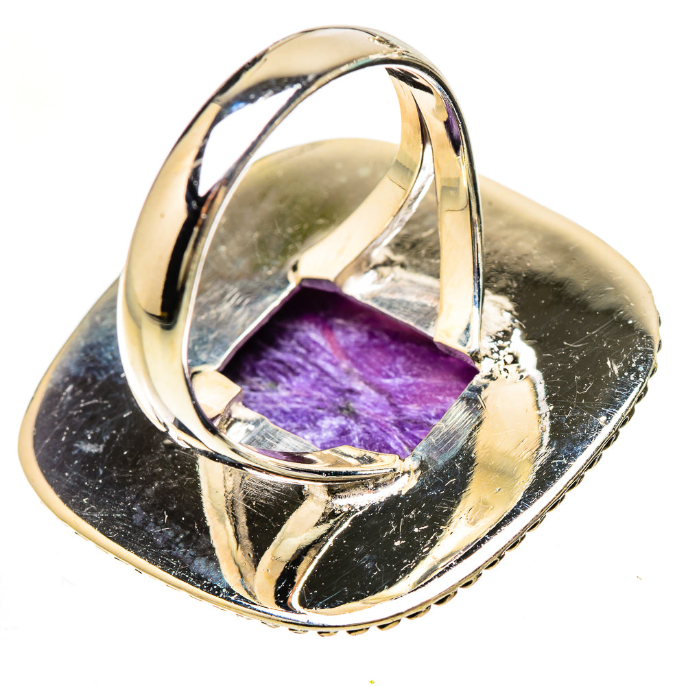 Charoite Rings handcrafted by Ana Silver Co - RING133063 - Photo 3