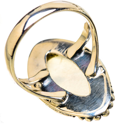 Rainbow Moonstone Rings handcrafted by Ana Silver Co - RING133066 - Photo 3