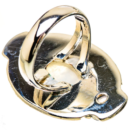 Rainbow Moonstone Rings handcrafted by Ana Silver Co - RING133069 - Photo 3
