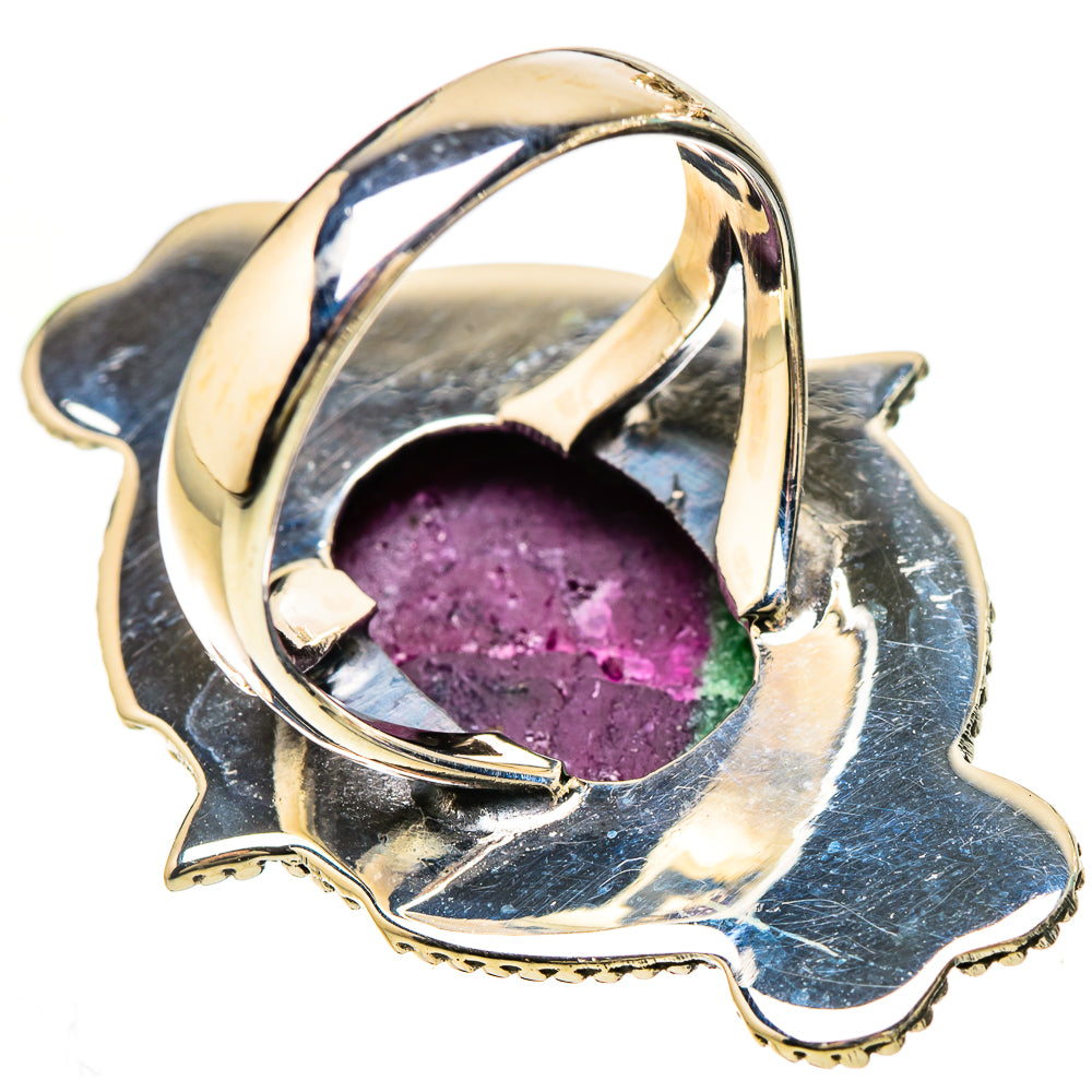 Ruby Zoisite Rings handcrafted by Ana Silver Co - RING133071 - Photo 3