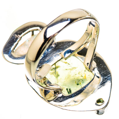 Prehnite Rings handcrafted by Ana Silver Co - RING133084 - Photo 3