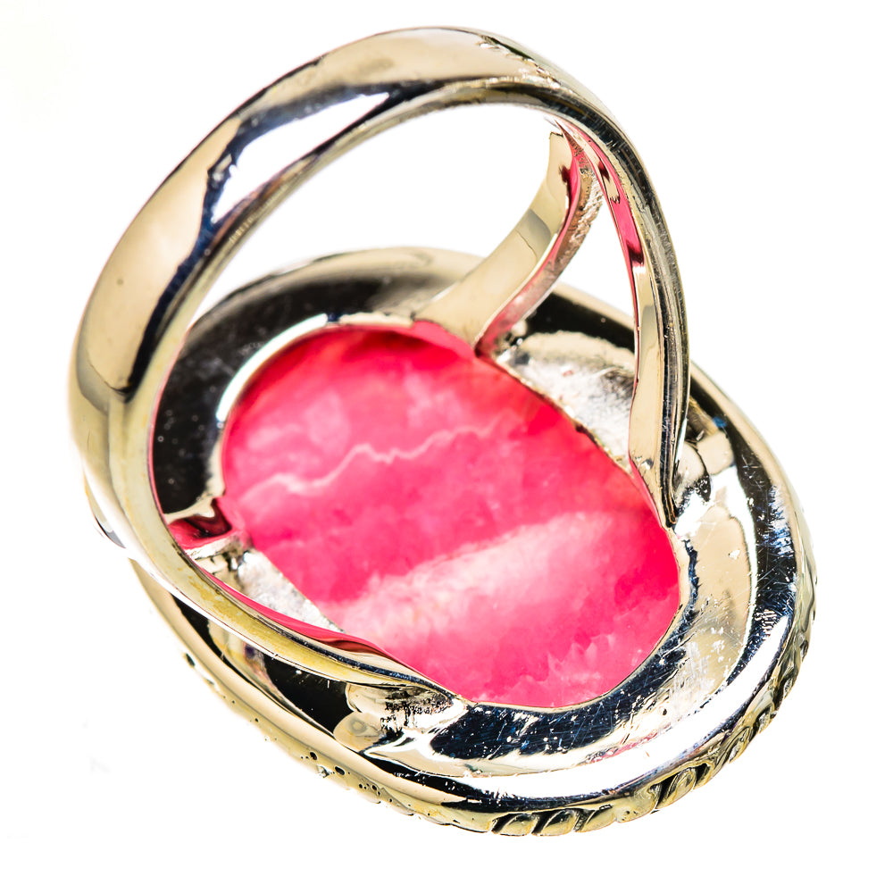 Rhodochrosite Rings handcrafted by Ana Silver Co - RING133094 - Photo 3