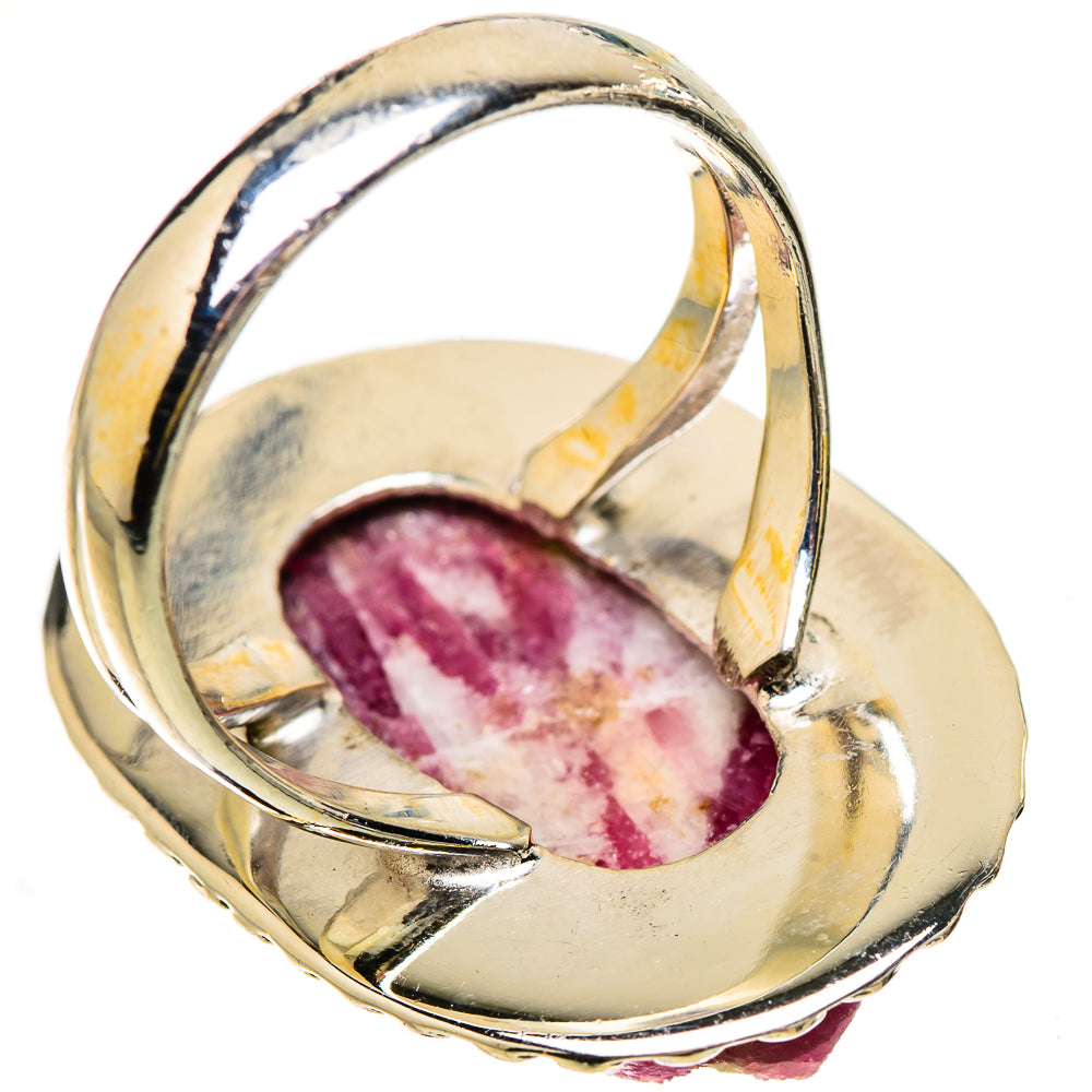 Pink Tourmaline Rings handcrafted by Ana Silver Co - RING133095 - Photo 3