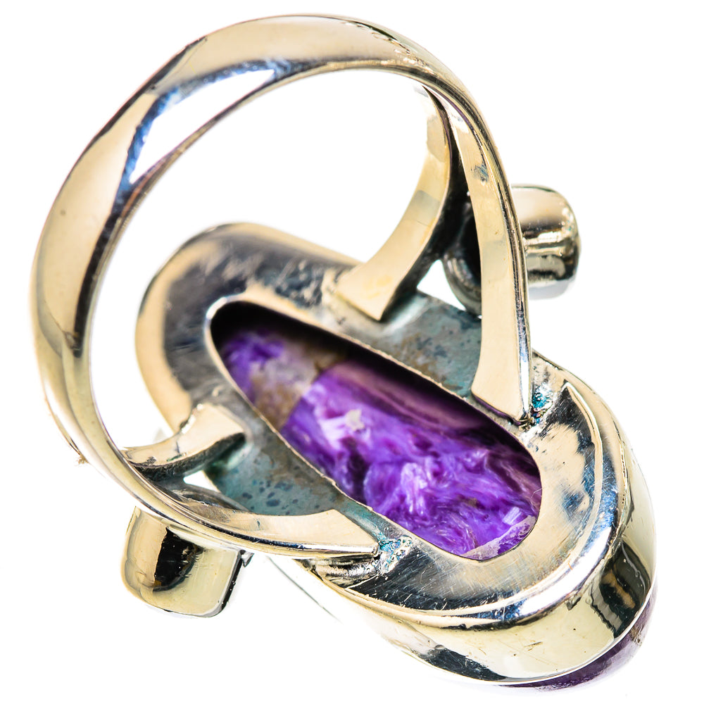 Charoite Rings handcrafted by Ana Silver Co - RING133099 - Photo 3