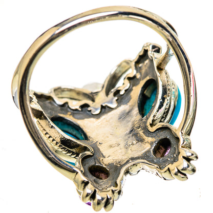 Sleeping Beauty Turquoise Rings handcrafted by Ana Silver Co - RING133109 - Photo 3