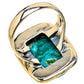 Chrysocolla Rings handcrafted by Ana Silver Co - RING133116 - Photo 3
