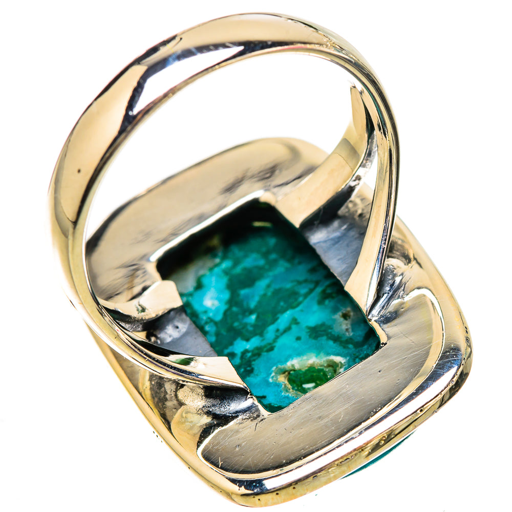 Chrysocolla Rings handcrafted by Ana Silver Co - RING133116 - Photo 3