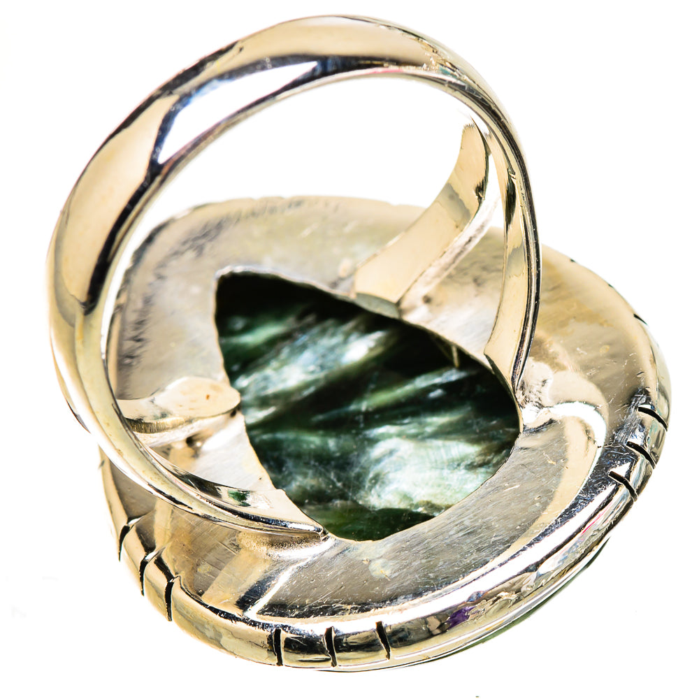 Seraphinite Rings handcrafted by Ana Silver Co - RING133121 - Photo 3