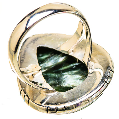 Seraphinite Rings handcrafted by Ana Silver Co - RING133121 - Photo 3