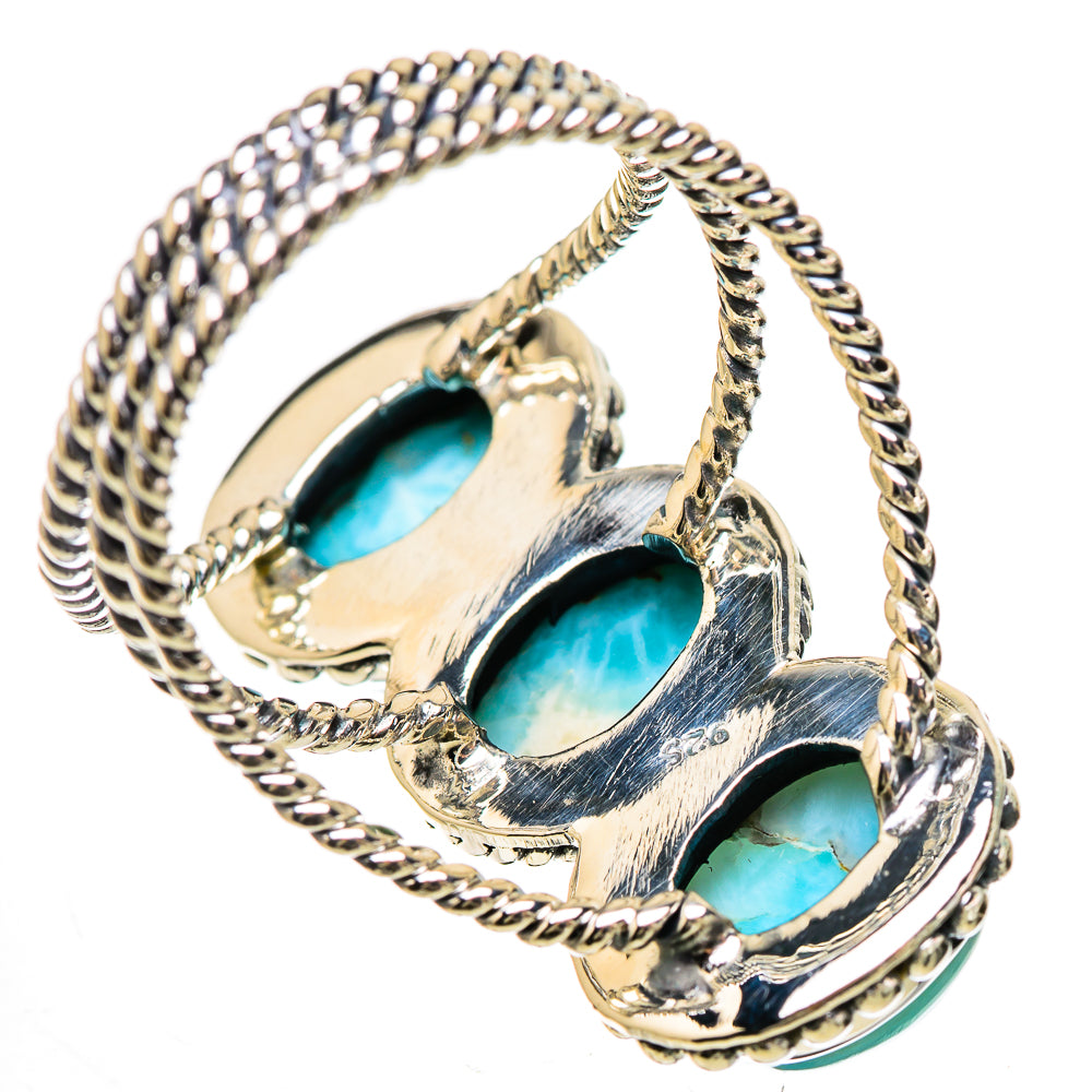 Larimar Rings handcrafted by Ana Silver Co - RING133139 - Photo 3