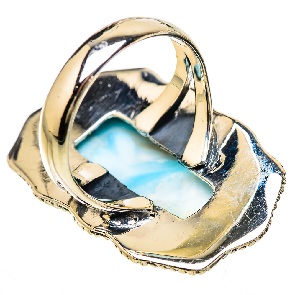 Larimar Rings handcrafted by Ana Silver Co - RING133141 - Photo 3