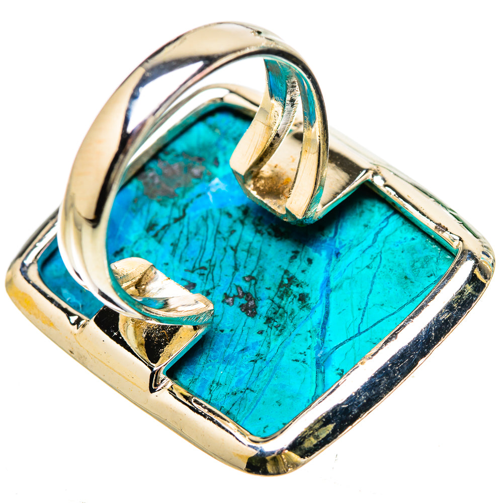 Chrysocolla Rings handcrafted by Ana Silver Co - RING133142 - Photo 3