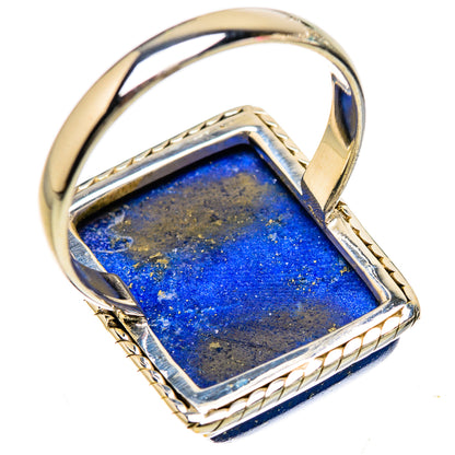 Lapis Lazuli Rings handcrafted by Ana Silver Co - RING133143 - Photo 3