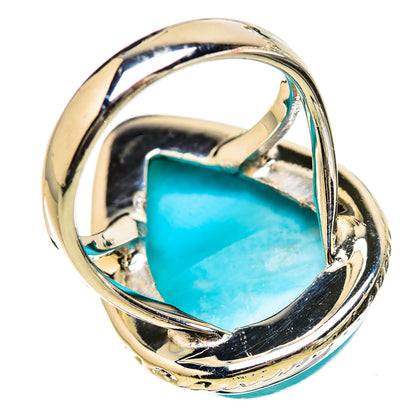 Larimar Rings handcrafted by Ana Silver Co - RING133146 - Photo 3