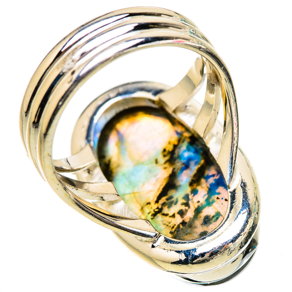 Labradorite Rings handcrafted by Ana Silver Co - RING133149 - Photo 3