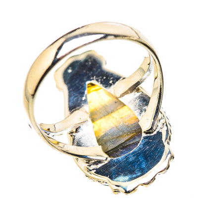 Labradorite Rings handcrafted by Ana Silver Co - RING133166 - Photo 3