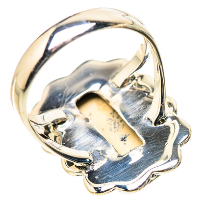 Germany Psilomelane Dendrite Rings handcrafted by Ana Silver Co - RING133169 - Photo 3