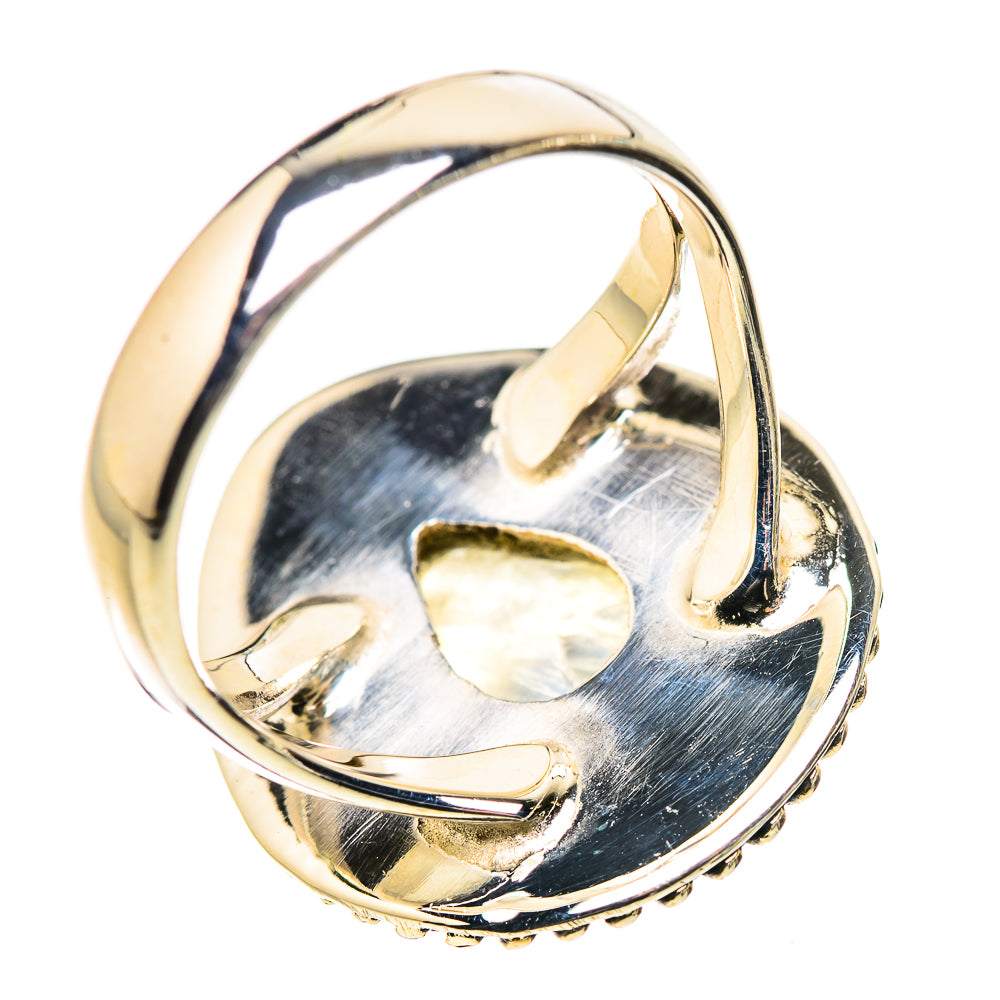 Rainbow Moonstone Rings handcrafted by Ana Silver Co - RING133183 - Photo 3
