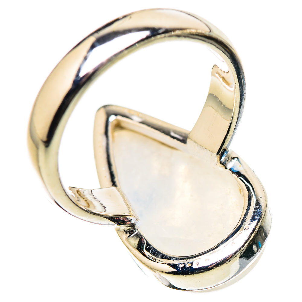 Rainbow Moonstone Rings handcrafted by Ana Silver Co - RING133184 - Photo 3