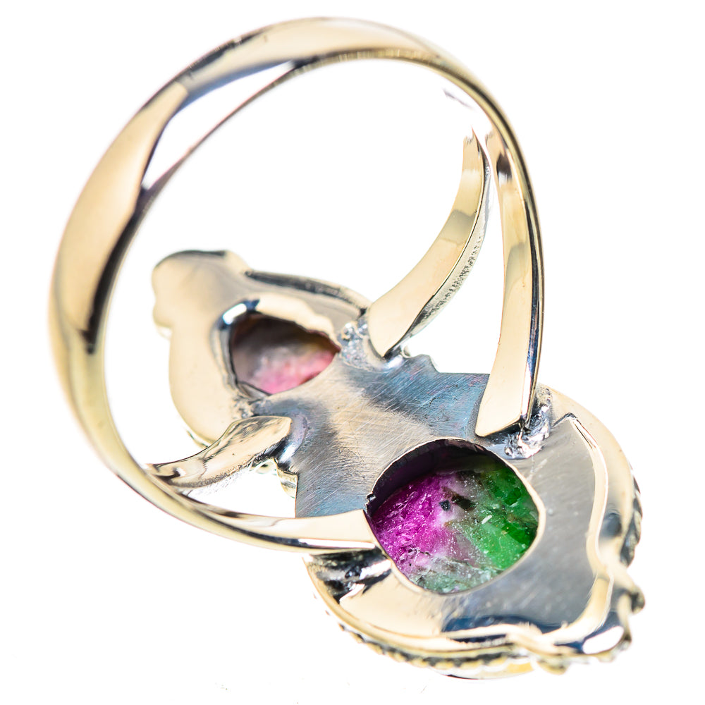 Ruby Zoisite Rings handcrafted by Ana Silver Co - RING133187 - Photo 3