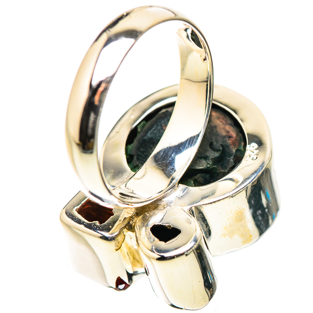 Coconut Geode Druzy Rings handcrafted by Ana Silver Co - RING133198 - Photo 3