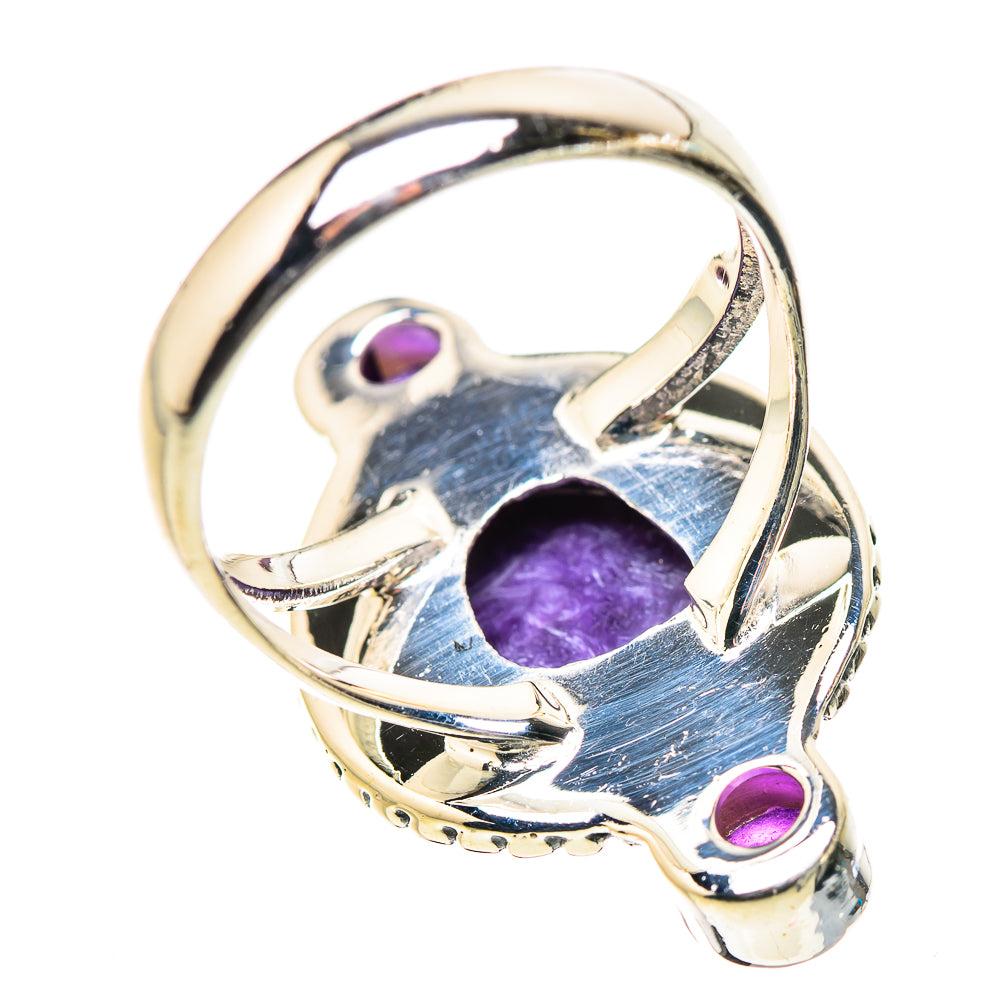 Charoite Rings handcrafted by Ana Silver Co - RING133204 - Photo 3
