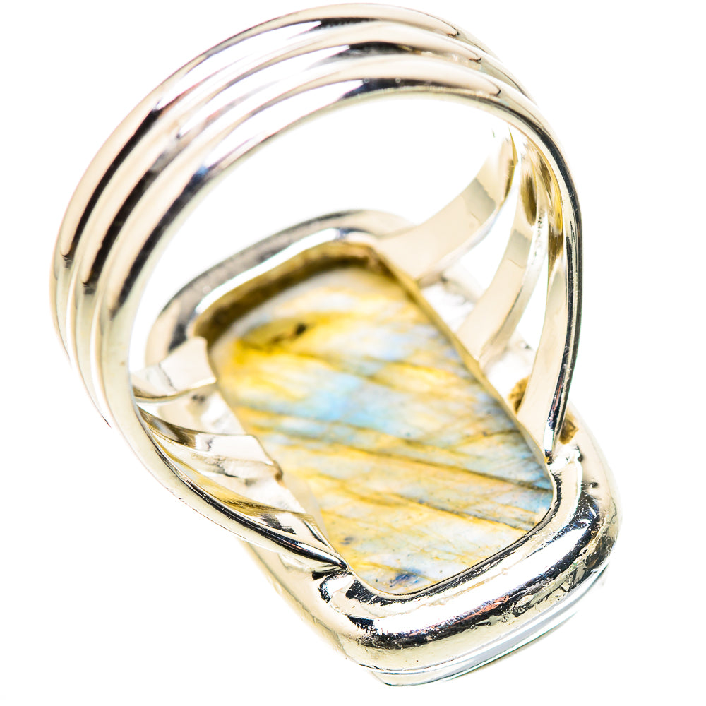 Labradorite Rings handcrafted by Ana Silver Co - RING133218 - Photo 3