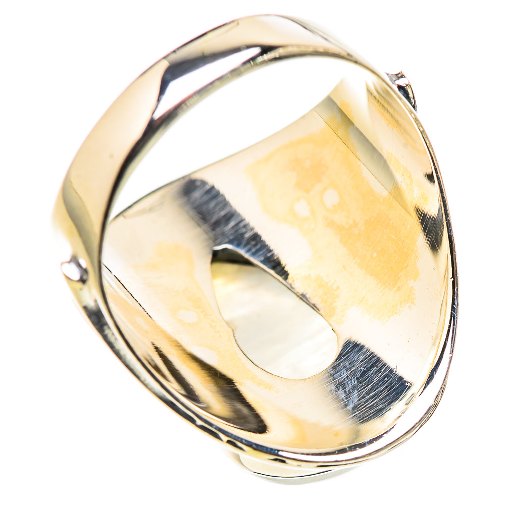 Rainbow Moonstone Rings handcrafted by Ana Silver Co - RING133232 - Photo 3