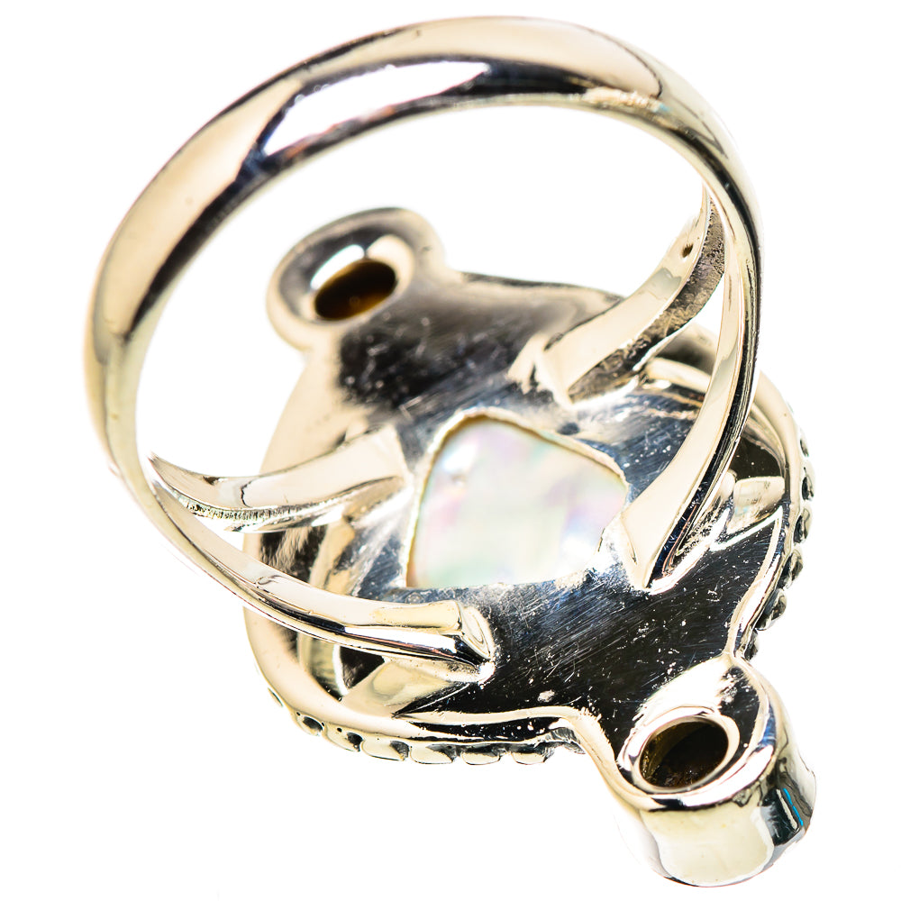 Mother Of Pearl Rings handcrafted by Ana Silver Co - RING133233 - Photo 3